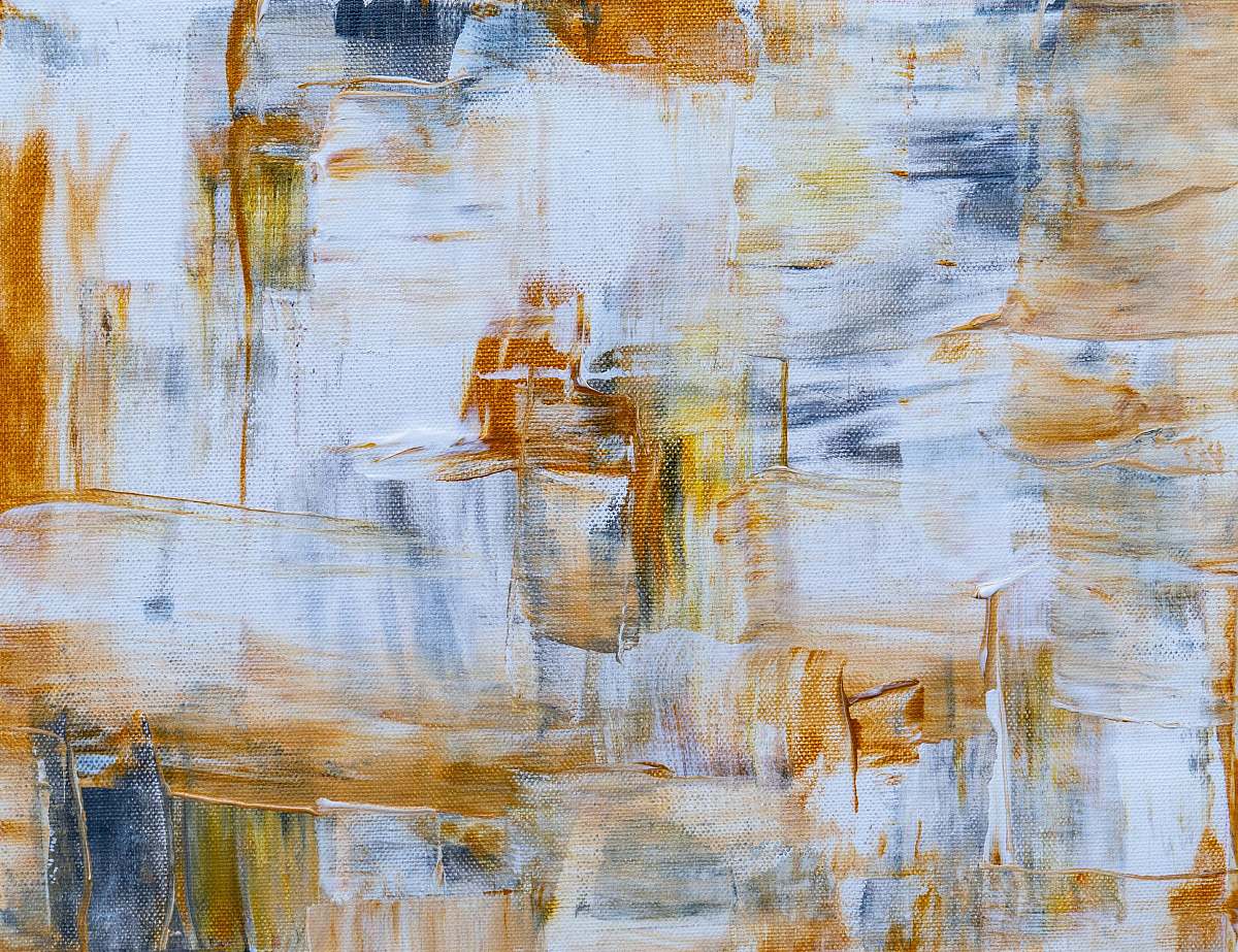 modern art blue and yellow abstract painting painting